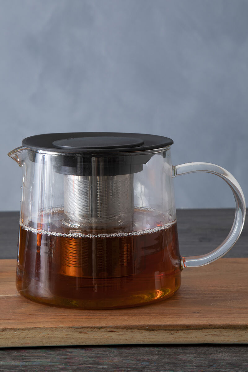 Fuso 1200ml Borosilicate Glass Teapot