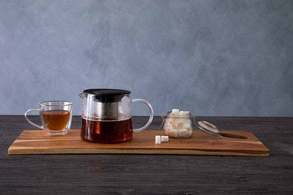 Fuso 1200ml Borosilicate Glass Teapot