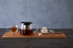 Fuso 1200ml Borosilicate Glass Teapot