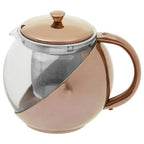 Stainless Steel Teapot with Copper Finished Infuser | Fuso
