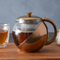 Stainless Steel Teapot with Copper Finished Infuser | Fuso