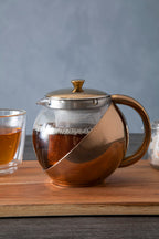 Stainless Steel Teapot with Copper Finished Infuser | Fuso