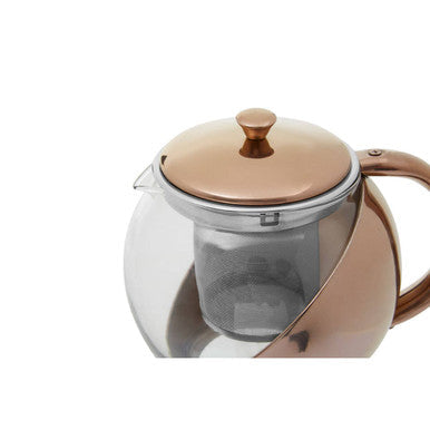 Stainless Steel Teapot with Copper Finished Infuser | Fuso