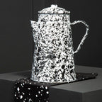 Black and White Patterned Teapot | Hygge
