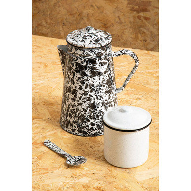 Black and White Patterned Teapot | Hygge
