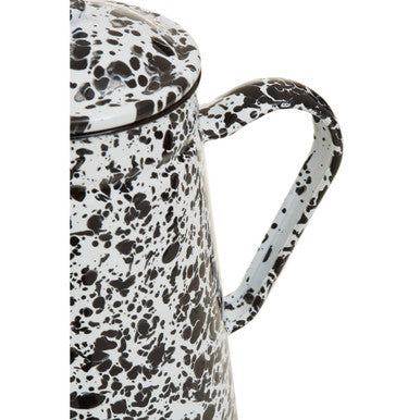 Black and White Patterned Teapot | Hygge