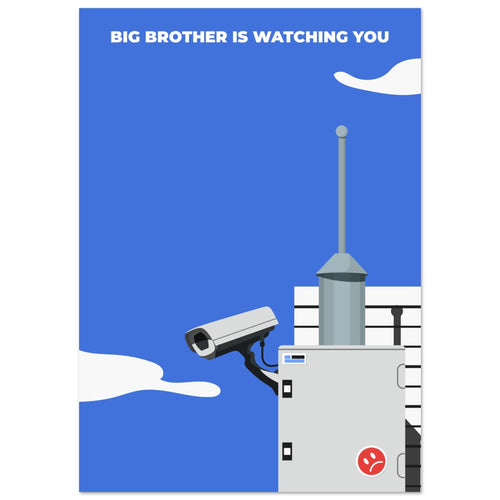 'Big Brother Is Watching You' - Premium Matte Paper Poster