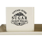 Cream Square Sugar and Milk Set | Vintage Home