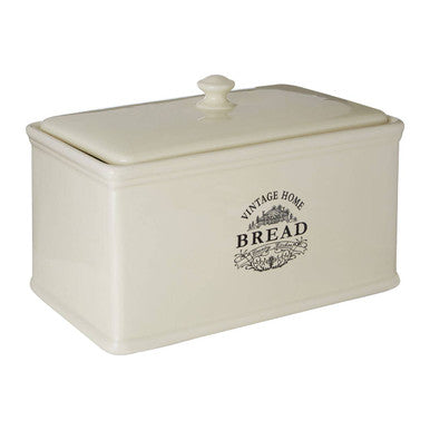 Cream Ceramic Bread Bin | Vintage Home