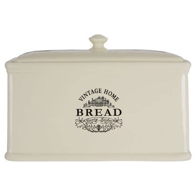 Cream Ceramic Bread Bin | Vintage Home