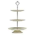 3 Tier Cake Plate | Ceramic Lace