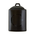 Stoneware Coffee Canister | Black Text