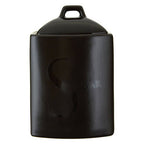 Stoneware Sugar Canister | Black Text