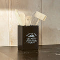 Black Utensil Holder with 6 Utensils | Vintage Home