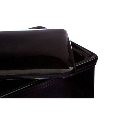 Black Dolomite Bread Crock | Vintage Home