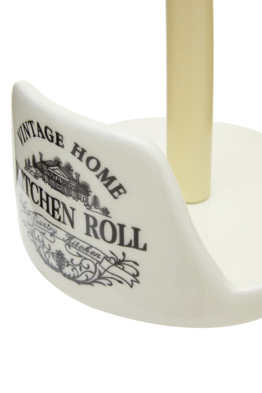 Cream Kitchen Roll Holder | Vintage Home