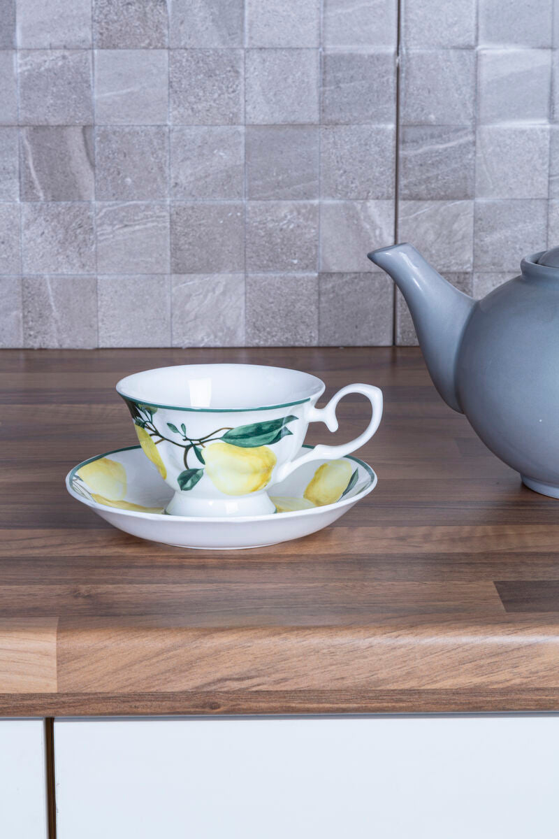 Lemon Tree Cup and Saucer | Orchard Fruits