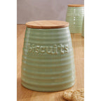 Green Dolomite Biscuit Canister | Winnie