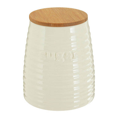 Cream Dolomite Sugar Canister | Winnie