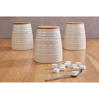 Cream Dolomite Sugar Canister | Winnie