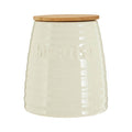 Cream Dolomite Biscuit Canister | Winnie