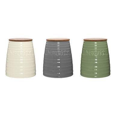 Cream Dolomite Biscuit Canister | Winnie