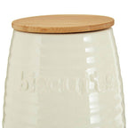 Cream Dolomite Biscuit Canister | Winnie