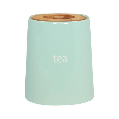 Blue Ceramic Tea Canister | Fletcher