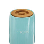 Blue Ceramic Biscuit Canister | Fletcher