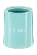 Blue Ceramic Utensil Holder | Fletcher