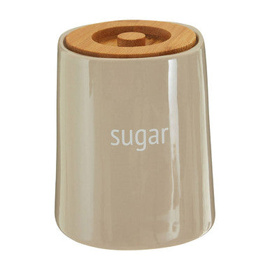 Beige Ceramic Sugar Canister | Fletcher