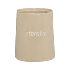 Beige Ceramic Utensils Holder | Fletcher