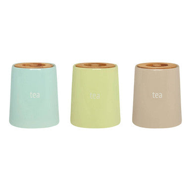 Green Ceramic Tea Canister | Fletcher