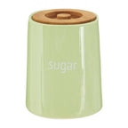 Fletcher Green Ceramic Sugar Canister