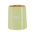 Fletcher Green Ceramic Sugar Canister
