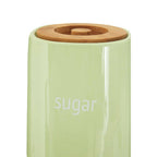 Fletcher Green Ceramic Sugar Canister