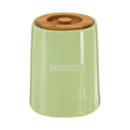 Green Ceramic Biscuit Canister | Fletcher