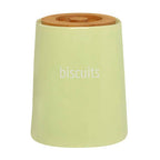 Green Ceramic Biscuit Canister | Fletcher