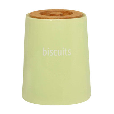 Green Ceramic Biscuit Canister | Fletcher