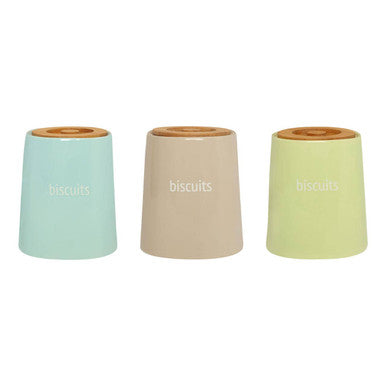 Green Ceramic Biscuit Canister | Fletcher