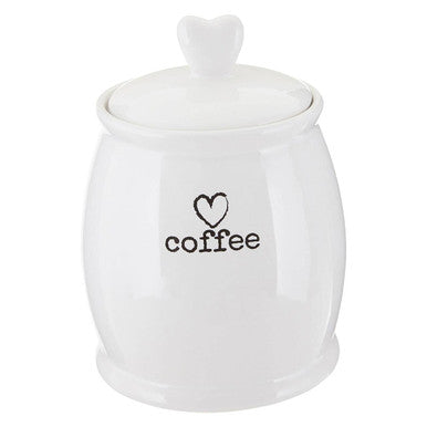 White Dolomite Coffee Canister | Charm