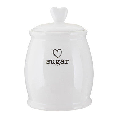 White Dolomite Sugar Canister | Charm