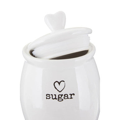 White Dolomite Sugar Canister | Charm