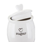 White Dolomite Sugar Canister | Charm
