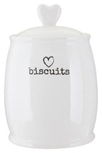 White Dolomite Biscuit Canister | Charm