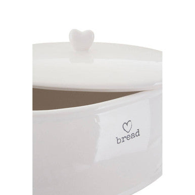 White Dolomite Bread Bin | Charm