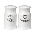White Ceramic Salt and Pepper Set | Charm