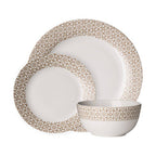 Casablanca 12 Piece Natural Dinner Set | Avie