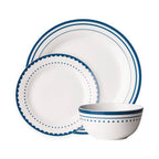 Saturn 12 Piece Blue Dinner Set Mob | Avie
