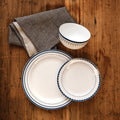 Saturn 12 Piece Blue Dinner Set Mob | Avie